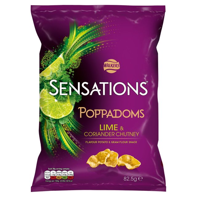 Sensations Lime & Coriander Chutney Sharing Poppadoms