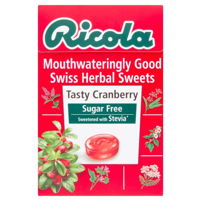 Ricola Cranberry Sugar Free Food Cupboard M&S   