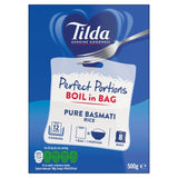 Tilda Boil in the Bag Pure Basmati Rice 62.5gx8 Food Cupboard M&S   