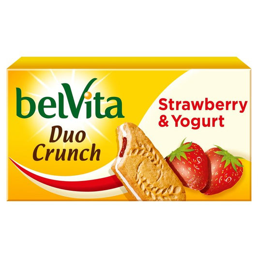 Belvita Strawberry Yogurt Duo Crunch Breakfast Biscuits Food Cupboard M&S Title  