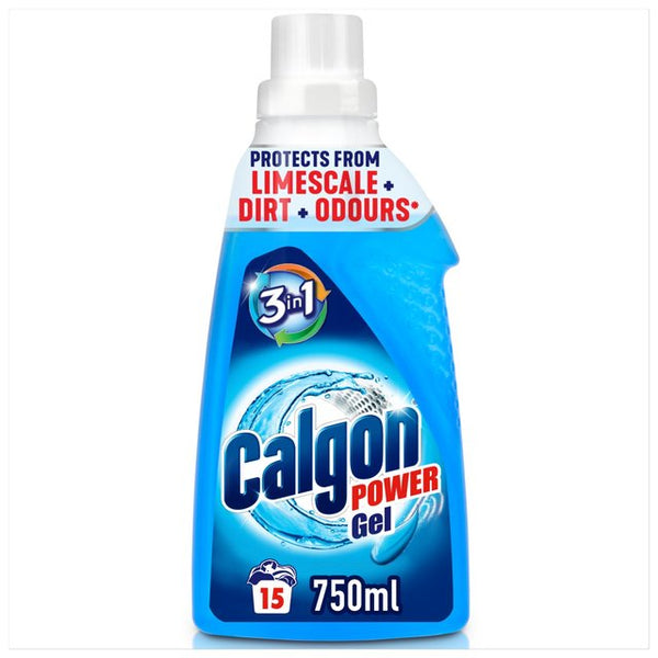 2 x Calgon Gel 3-1 Water Softner 750ml With Anti-dirt Actives