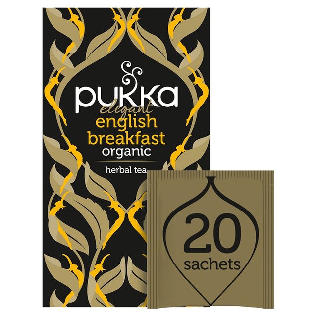 Pukka Organic Elegant English Breakfast Tea Bags Food Cupboard M&S Default Title  