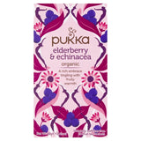 Pukka Herbs Elderberry & Echinacea with Elderflower Tea Bags Food Cupboard M&S   