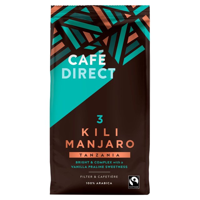 Cafedirect Fairtrade Kilimanjaro Tanzania Ground Coffee Tea M&S Default Title  