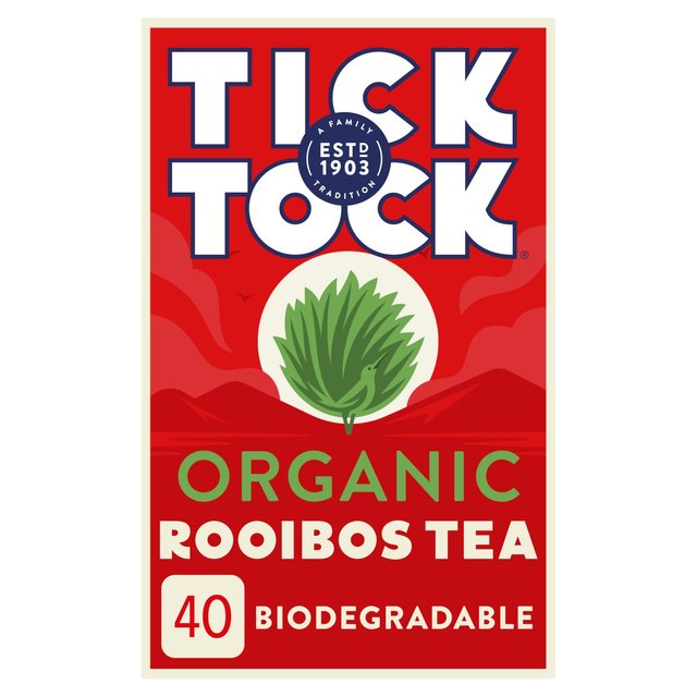 Tick Tock Organic Rooibos Redbush Tea Bags Tea M&S Default Title  