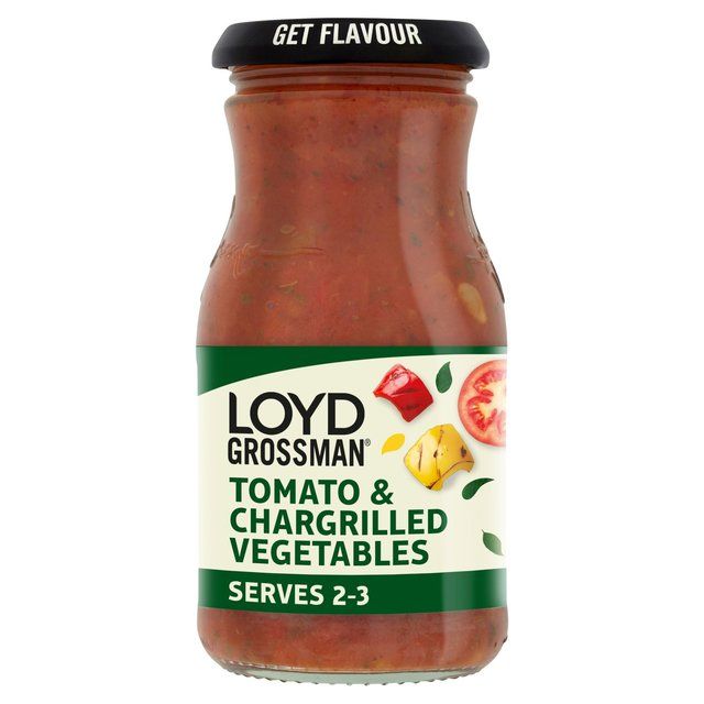 Loyd Grossman Tomato & Chargrilled Vegetable Sauce Food Cupboard M&S Default Title  