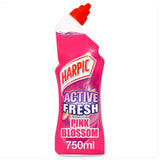 Harpic Active Fresh Pink Blossom Toilet Cleaner Gel Bathroom M&S   