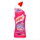 Harpic Active Fresh Pink Blossom Toilet Cleaner Gel Bathroom M&S   