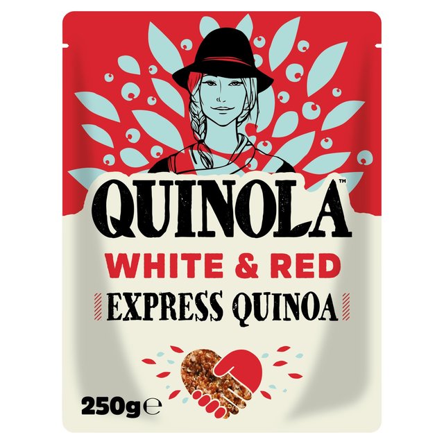 Quinola Organic Fairtrade White & Red Ready to Eat Quinoa Free from M&S Default Title  