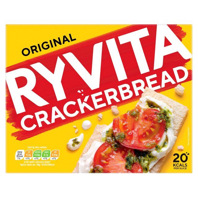 Ryvita Black Pepper Crackerbread Food Cupboard M&S Default Title  