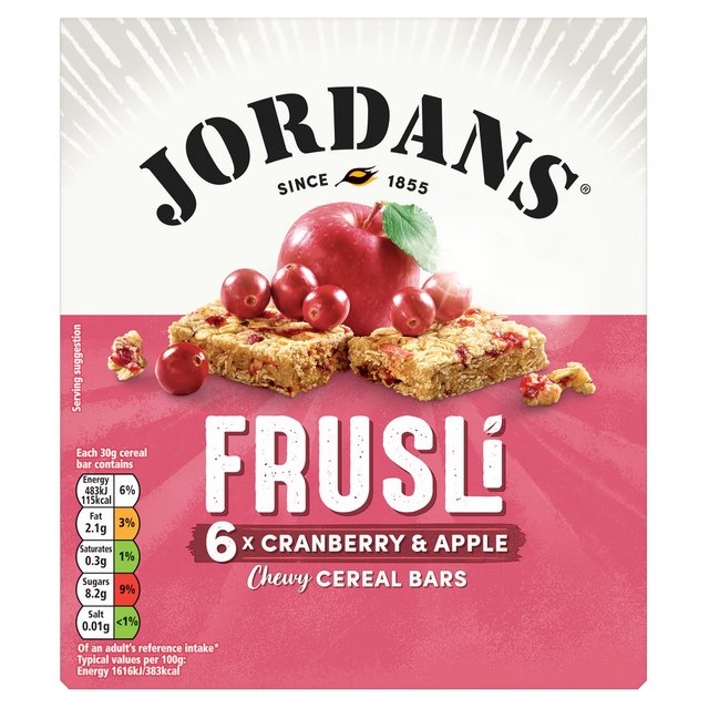 Jordans Cranberry & Apple Frusli Cereal Bars