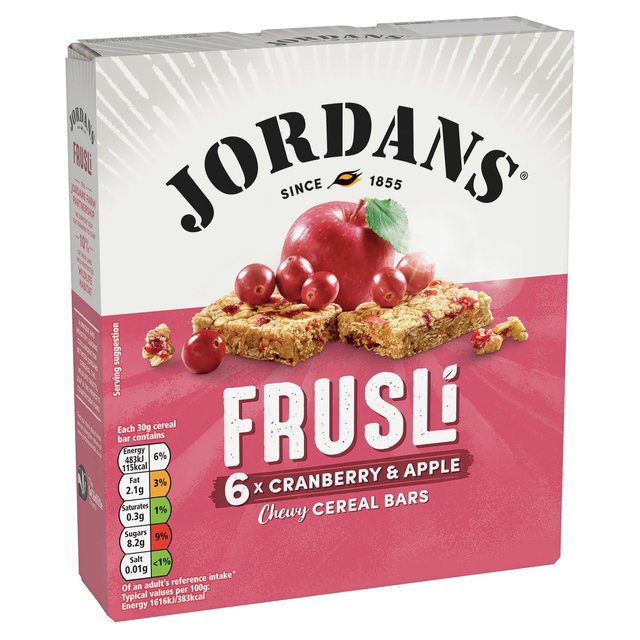 Jordans Cranberry & Apple Frusli Cereal Bars