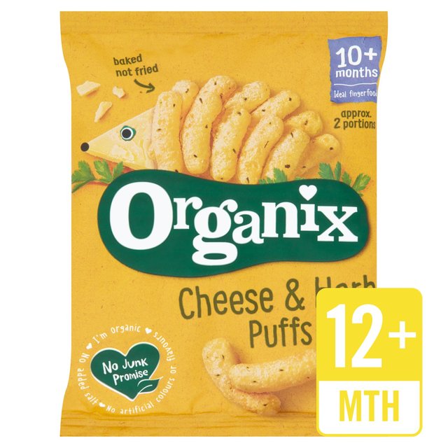 Organix Cheese & Herb Organic Puffs, 12 mths+ Free from M&S Default Title  