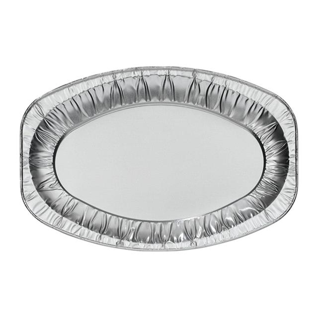 Oval Aluminium Serving Platter, Medium Tableware & Kitchen Accessories M&S   