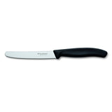 Victorinox Serrated Edge Paring Knife & Tomato Utility Knife, Black 11cm Home, Garden & Outdoor M&S   