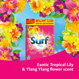 Surf Biological Washing Powder Tropical Lily and Ylang-Ylang 23 Wash Laundry M&S   