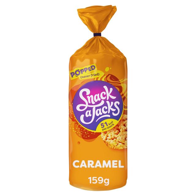 Snack a Jacks Jumbo Caramel Rice Cakes Crisps, Nuts & Snacking Fruit M&S Default Title  