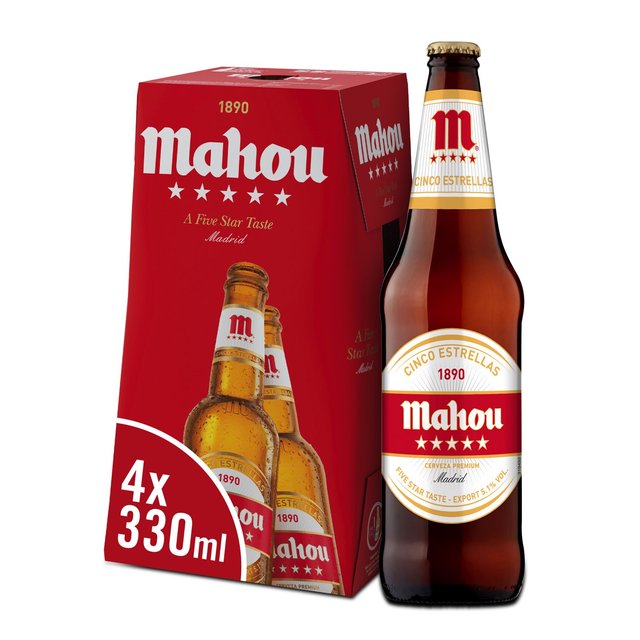 Mahou Cinco Estrella Lager Beer