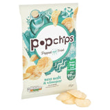 popchips Sea Salt & Vinegar Sharing Crisps Food Cupboard M&S   