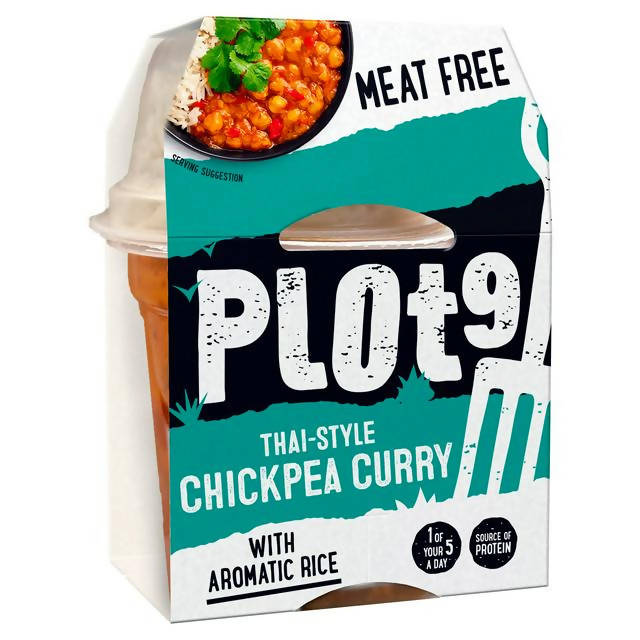 Plot9 Thai-Style Chickpea Curry with Aromatic Rice 260g