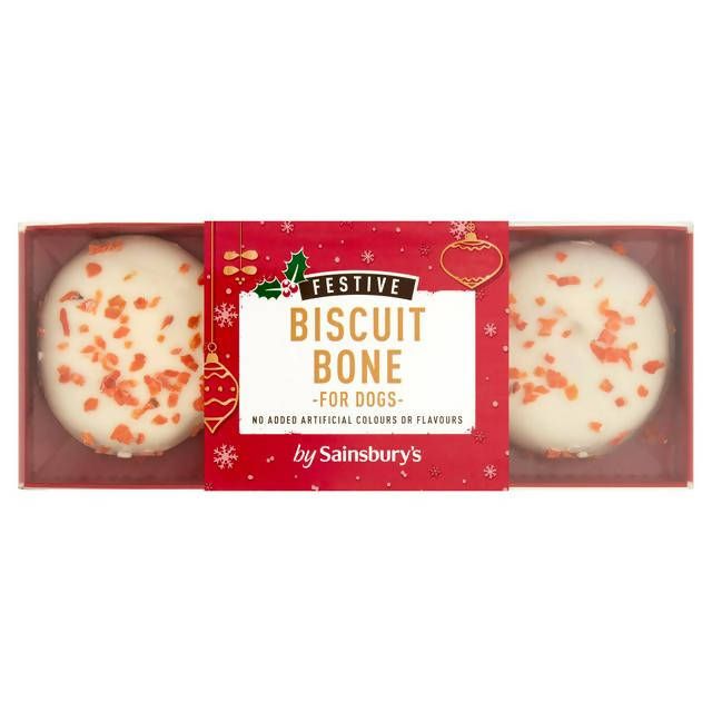 Sainsbury's Festive Biscuit Bone for Dogs