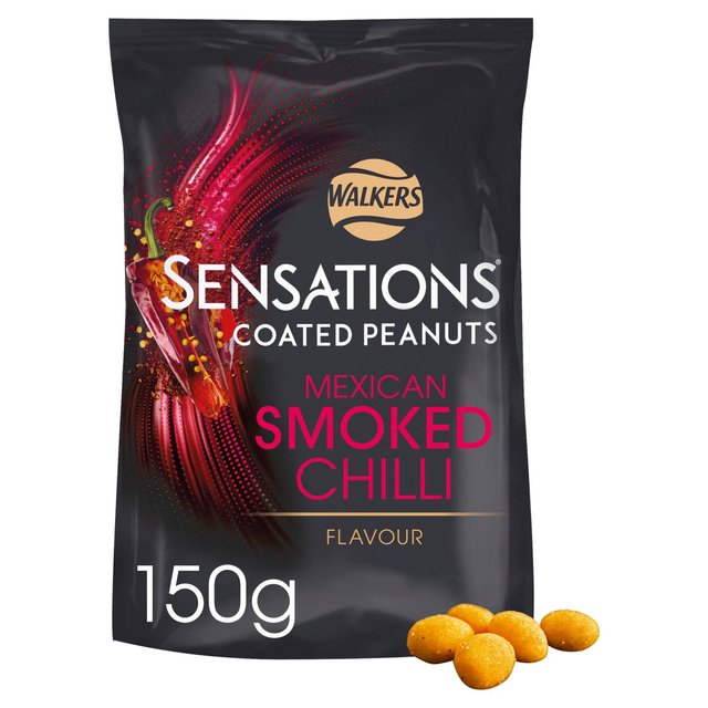 Sensations Mexican Smoked Chilli Coated Sharing Peanuts Crisps, Nuts & Snacking Fruit M&S   