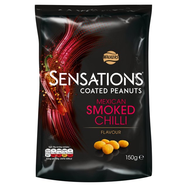 Sensations Mexican Smoked Chilli Coated Sharing Peanuts Crisps, Nuts & Snacking Fruit M&S   