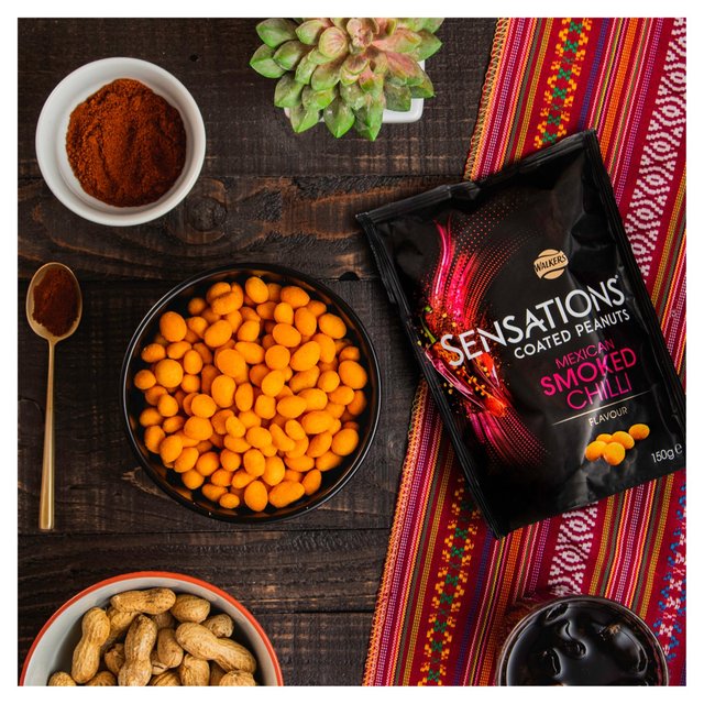 Sensations Mexican Smoked Chilli Coated Sharing Peanuts Crisps, Nuts & Snacking Fruit M&S   