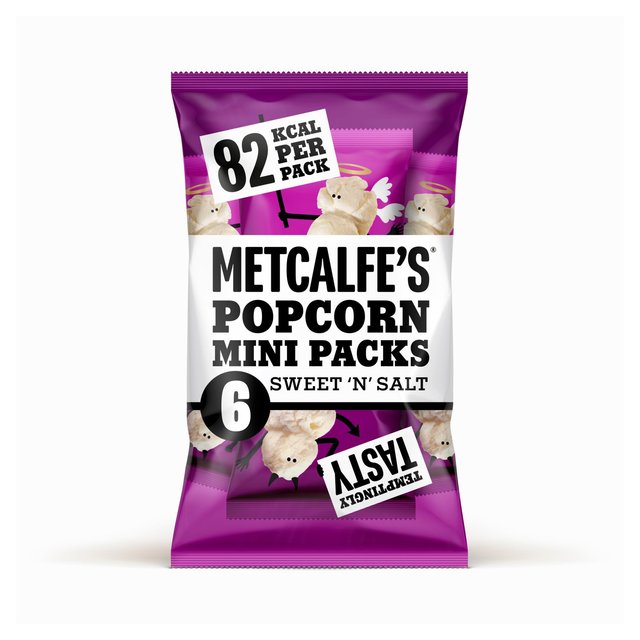 Metcalfe's Sweet 'N' Salt Popcorn Multipack Crisps, Nuts & Snacking Fruit M&S Default Title  