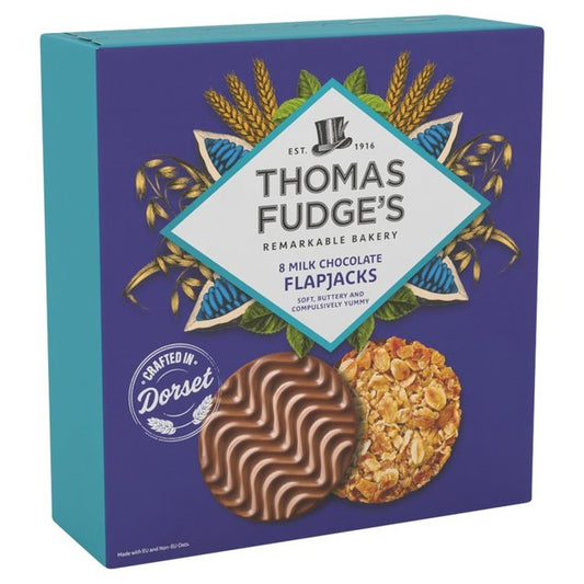 Fudge's Marvellous Milk Chocolate Flapjacks Free from M&S   