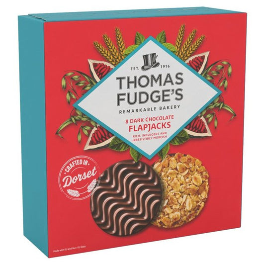 Fudge's Dark Chocolate Flapjacks Free from M&S   