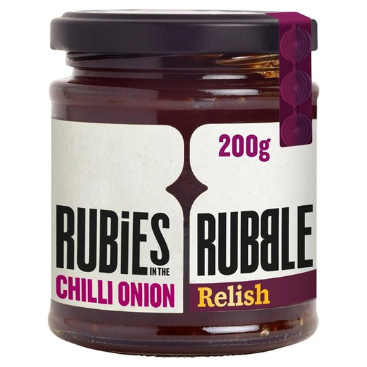 Rubies in the Rubble Pink Onion & Chilli Relish Speciality M&S   