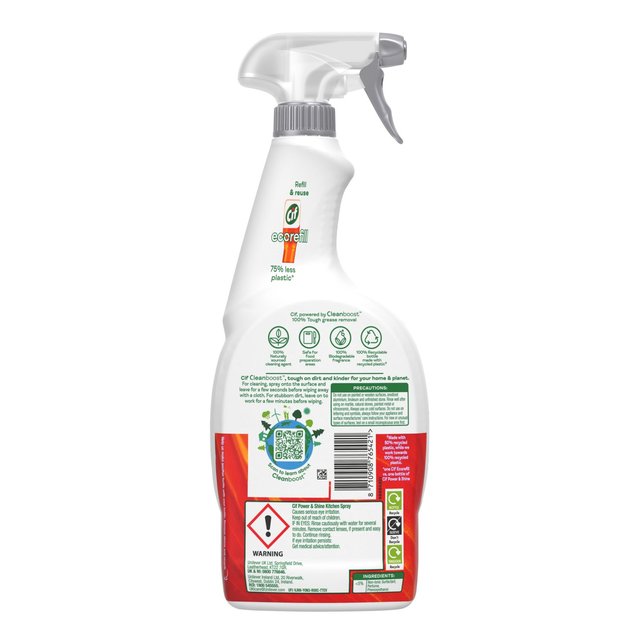 Cif Power & Shine Kitchen Spray GOODS ASDA   