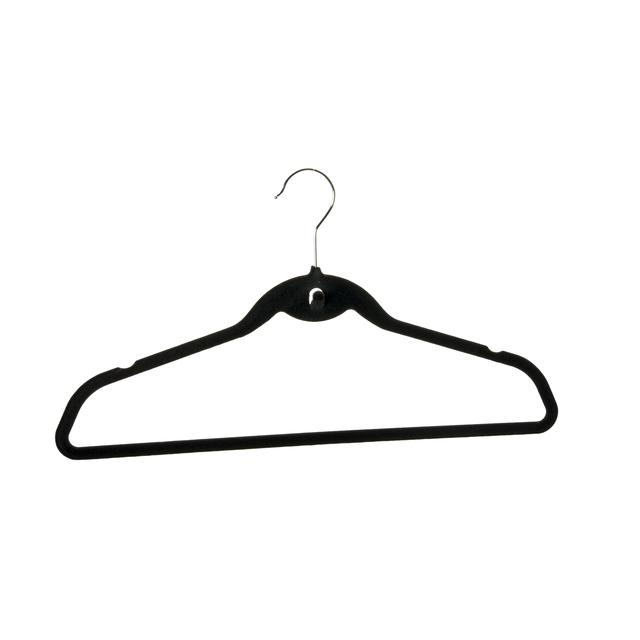 H&L Russel Black Velvet Suit Hangers