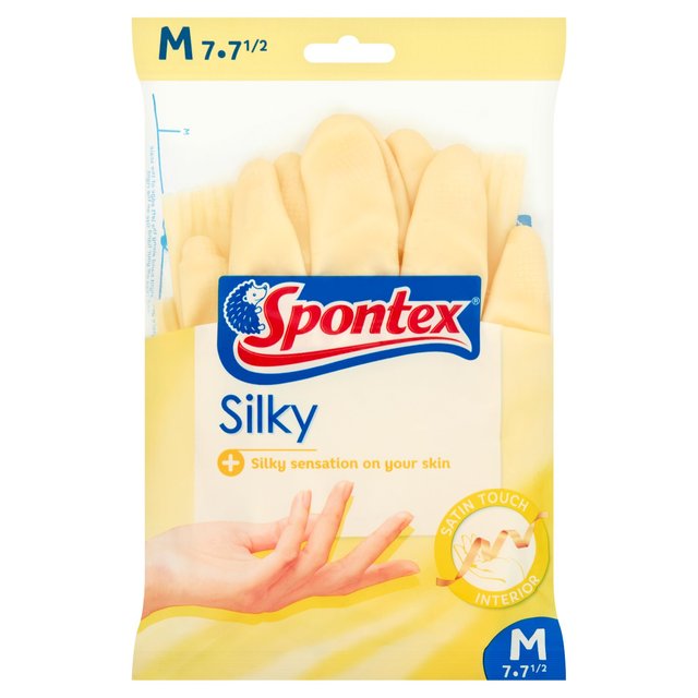 Spontex Silky Gloves Satin Touch Medium