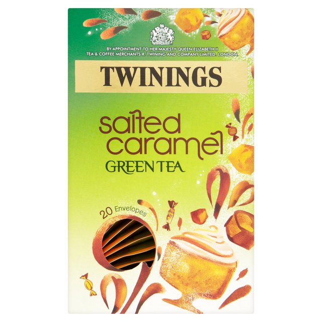 Twinings Salted Caramel Green Tea, 20 Tea Bags Tea M&S   