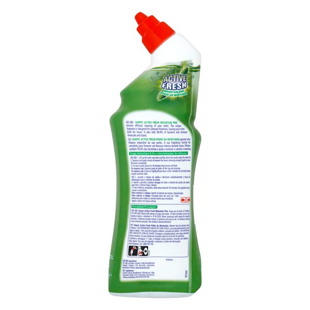 Harpic Active Fresh Pine Toilet Cleaner Gel Bathroom M&S   