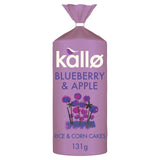 Kallo Blueberry &amp; Vanilla Rice &amp; Corn Cakes   131g Default Title