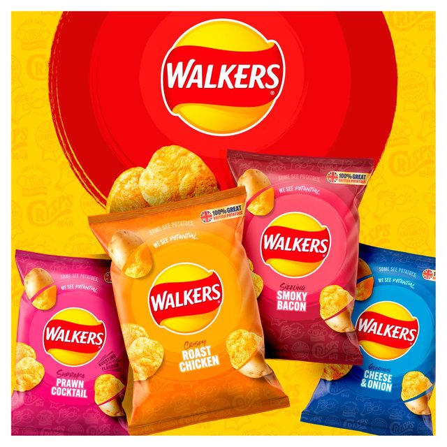 Walkers Roast Chicken Multipack Crisps GOODS M&S   