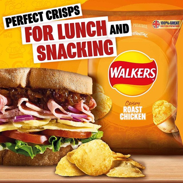 Walkers Roast Chicken Multipack Crisps GOODS M&S   