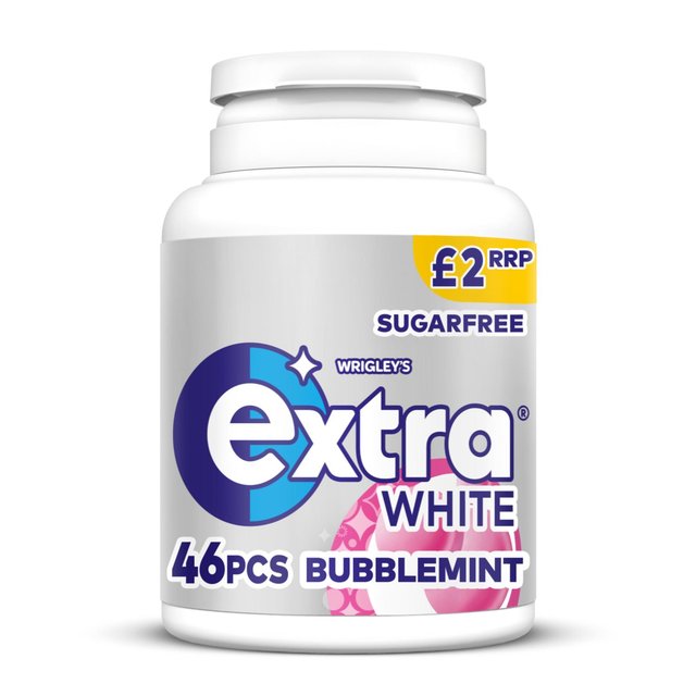 Wrigley's Extra White Chewing Gum Sugar Free Bottle Food Cupboard M&S Default Title  