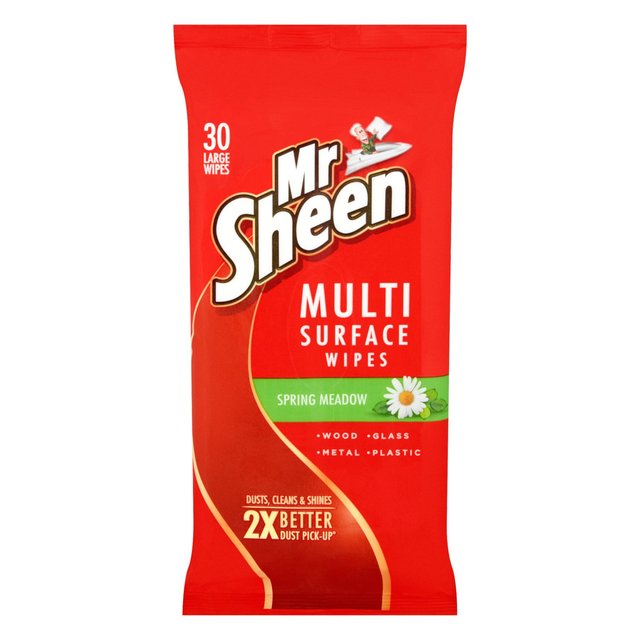 Mr Sheen Multi-Surface Spring Fresh Polish Wipes Accessories & Cleaning M&S   