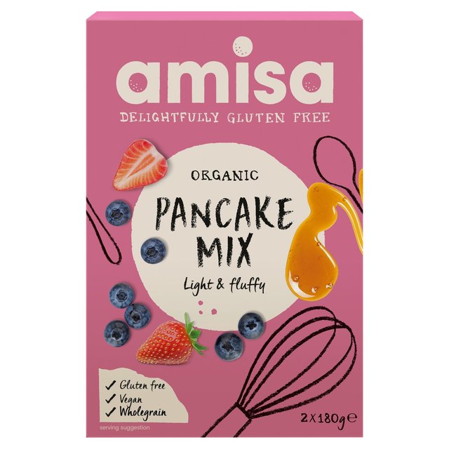 Amisa Organic Gluten Free Pancake Mix Food Cupboard M&S Default Title  