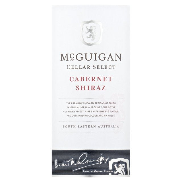 McGuigan Cellar Select Cabernet Shiraz Beer, Wine & Spirits M&S   