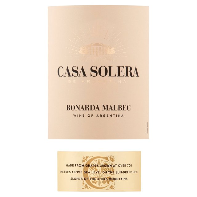 Casa Solera Bonarda Malbec Wine & Champagne M&S   