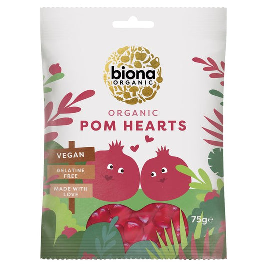 Biona Organic Pomegranate Hearts Free from M&S Title  
