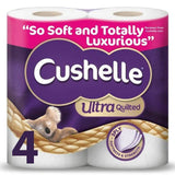 Cushelle Ultra Quilted Toilet Rolls x4 - McGrocer