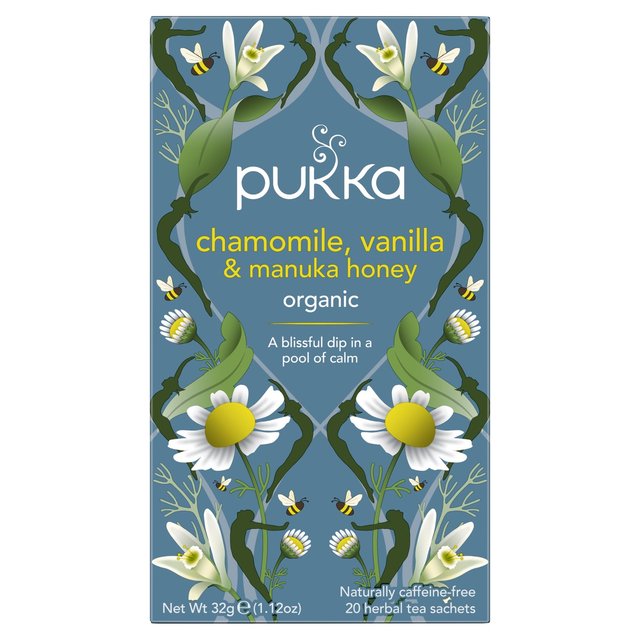 Pukka Chamomile, Vanilla & Manuka Honey Teabags Food Cupboard M&S   