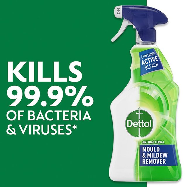 Dettol Antibacterial Disinfectant Mould and Mildew Remover Spray Accessories & Cleaning M&S   