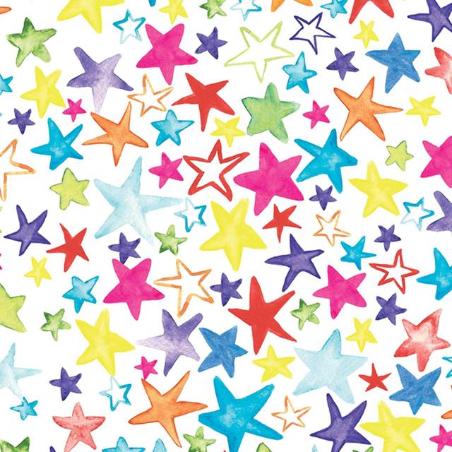 Painted Stars Gift Wrap Sheets Miscellaneous M&S   